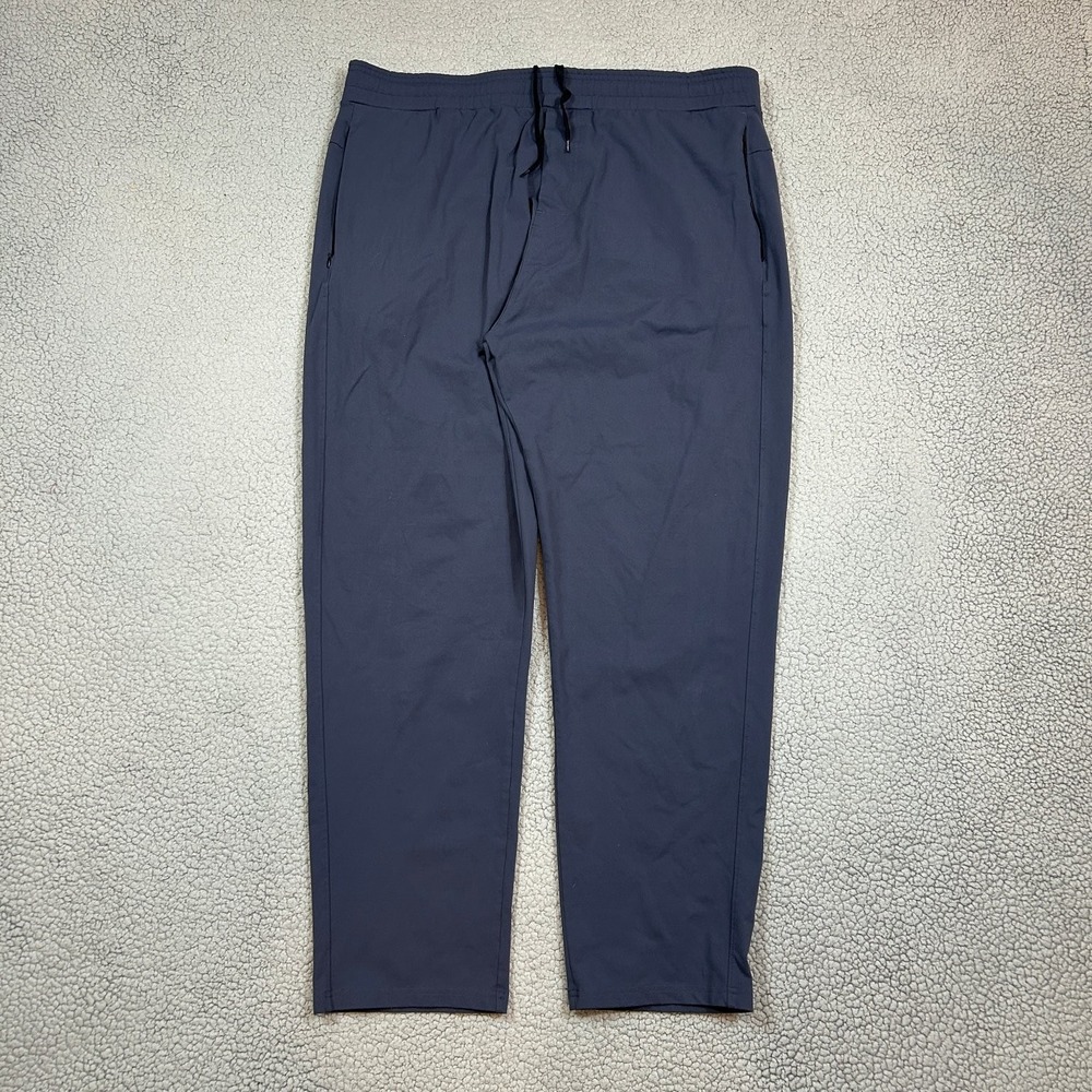 Public Rec Men's‎ Pants Navy Blue Size 42x32 Stretch Drawstring